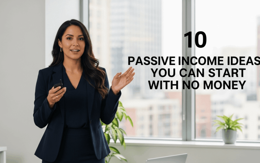 10 Passive Income Ideas You Can Start with No Money