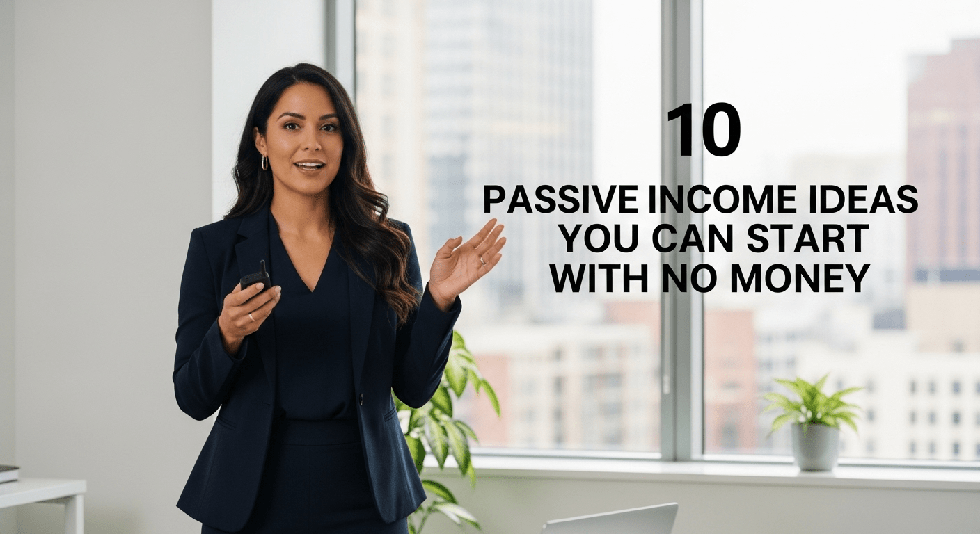 10 Passive Income Ideas You Can Start with No Money