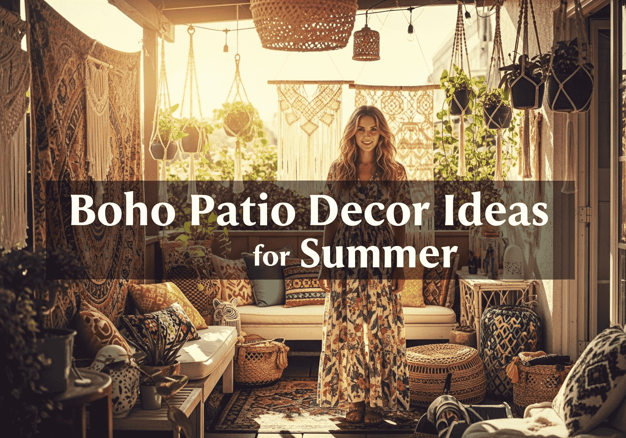 Boho Patio Decor Ideas for Summer
