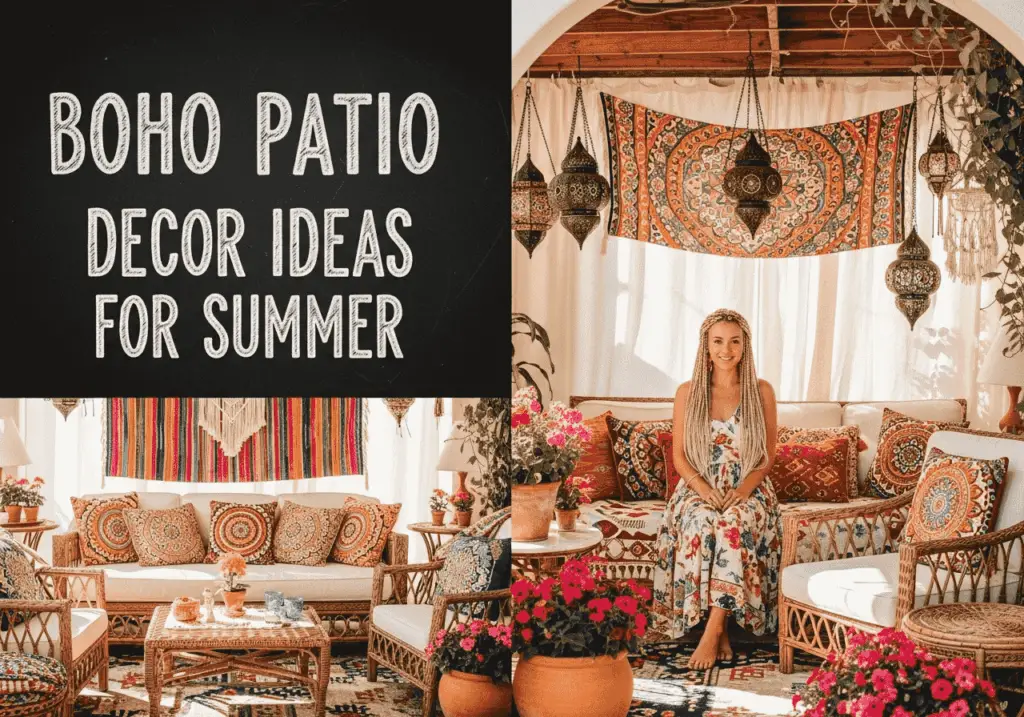 Boho Patio Decor Ideas for Summer 1 Boho Patio Decor Ideas for Summer2