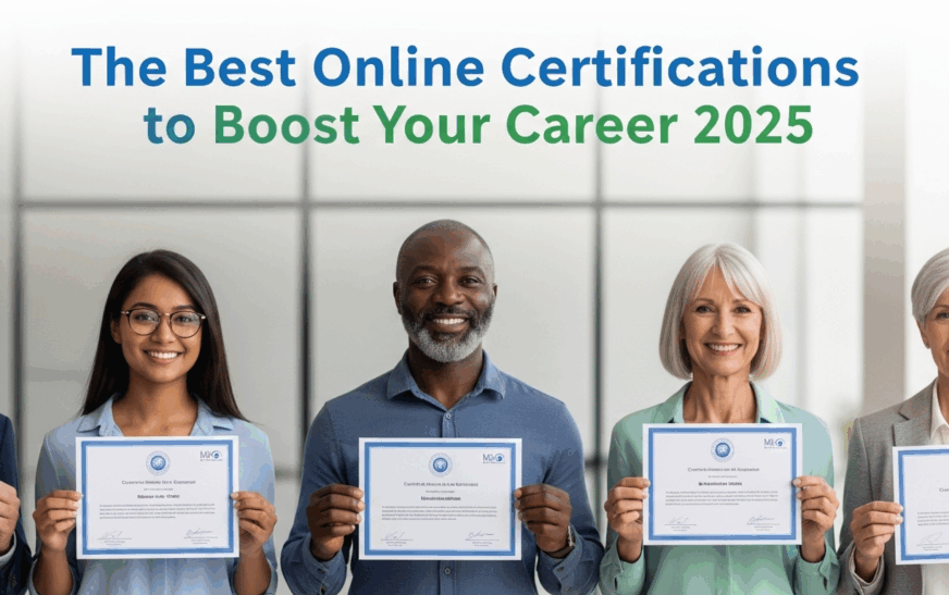 The Best Online Certifications to Boost Your Career 2025