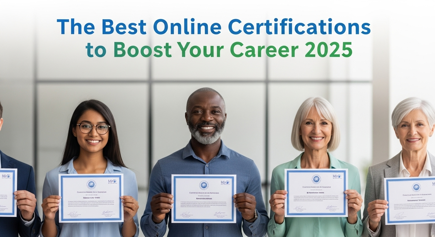 The Best Online Certifications to Boost Your Career 2025