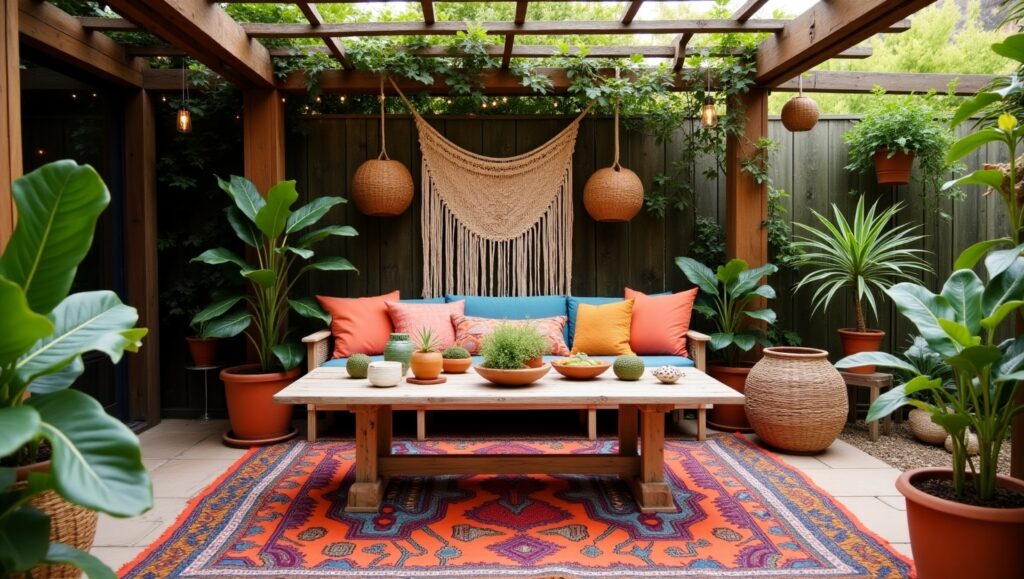 Boho Patio Decor Ideas for Summer 2 Boho Patio Decor Ideas for Summer