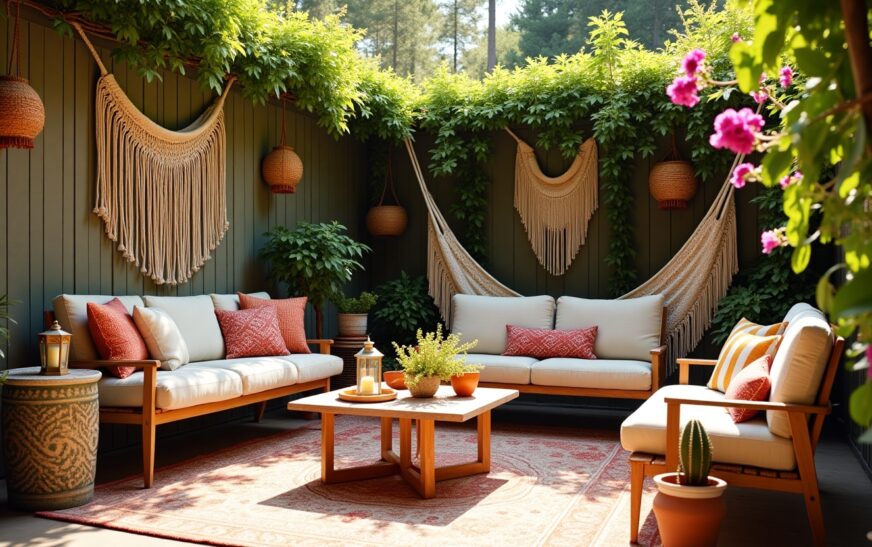 Boho Patio Decor Ideas for Summer